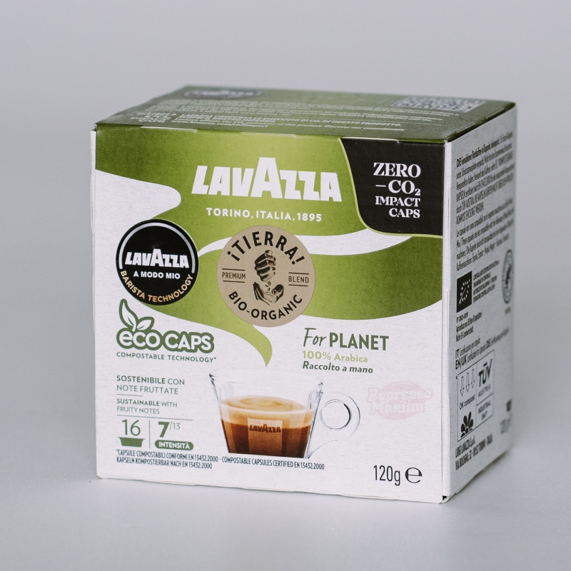 Kohvikapslid LAVAZZA TIERRA BIO PLANET (16 tk) LAVAZZA A Modo Mio tüüp