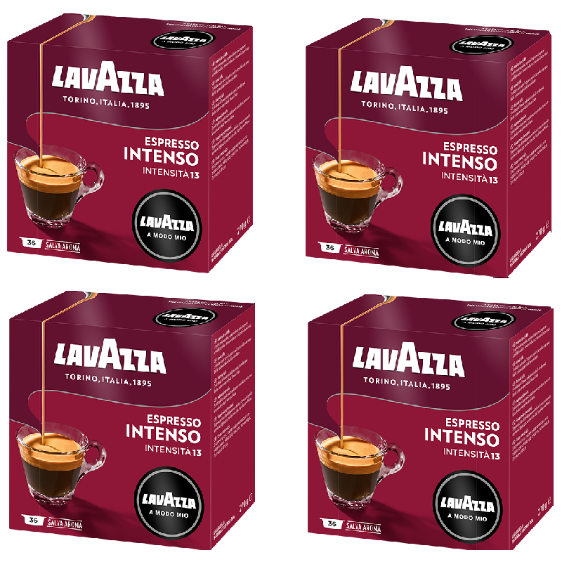 Kohvikapslid LAVAZZA Intenso (4x36 tk) LAVAZZA A Modo Mio tüüp