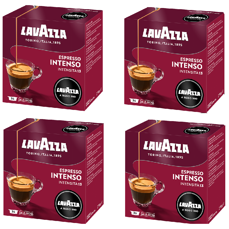 Kohvikapslid LAVAZZA Intenso (4x36 tk) LAVAZZA A Modo Mio tüüp