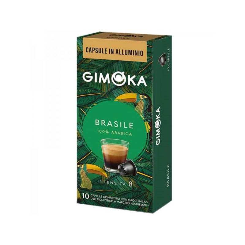 Kohvikapslid GIMOKA Brasile (10 tk) Nespresso tüüp