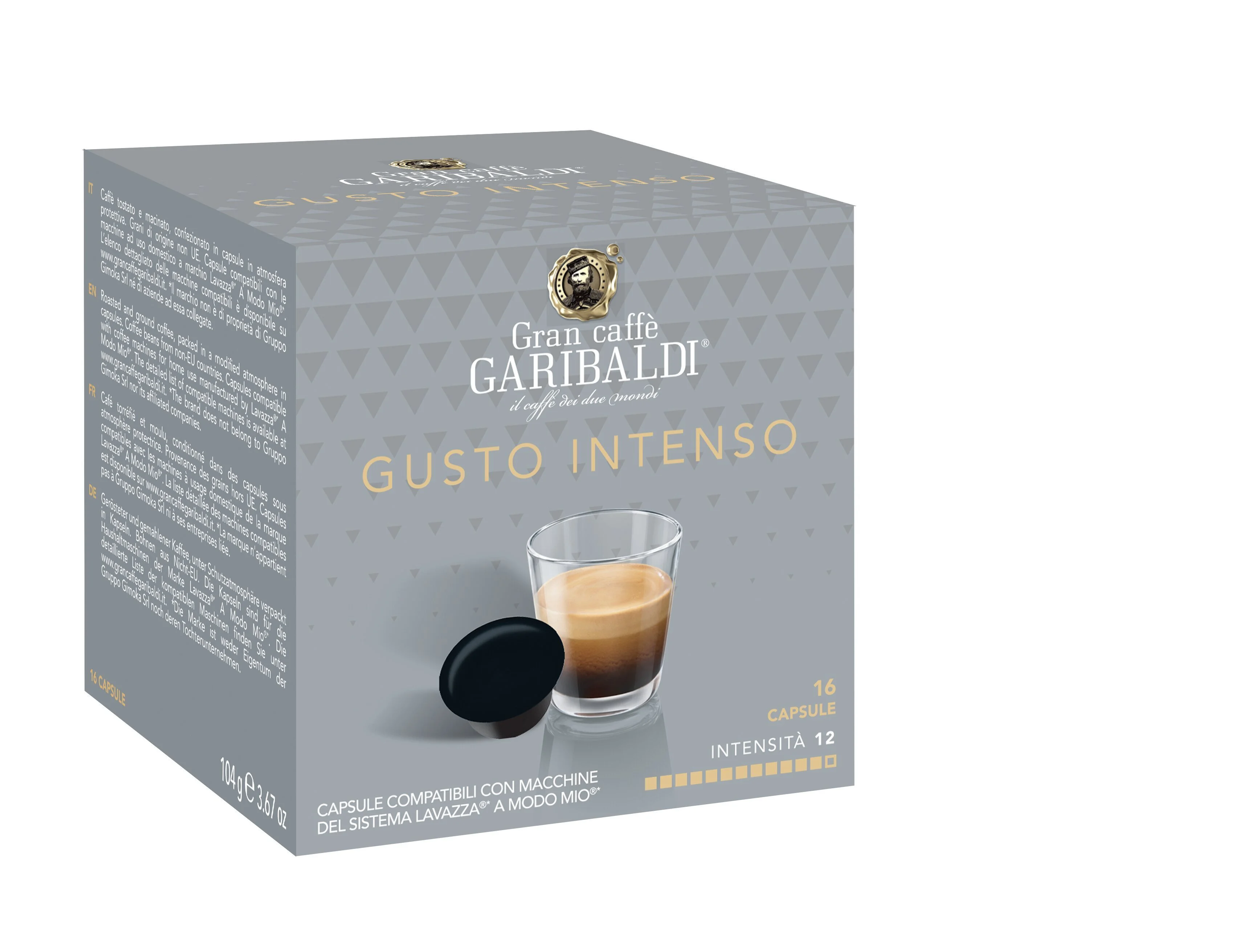 Kohvikapslid GRAN CAFFÉ GARIBALDI GUSTO INTENSO (16 tk) LAVAZZA A Modo Mio tüüp